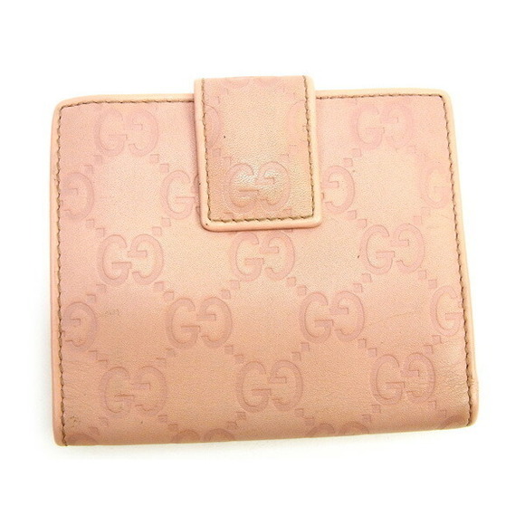 Gucci ssima pink leather Wallet accessory - Picture 1 of 2